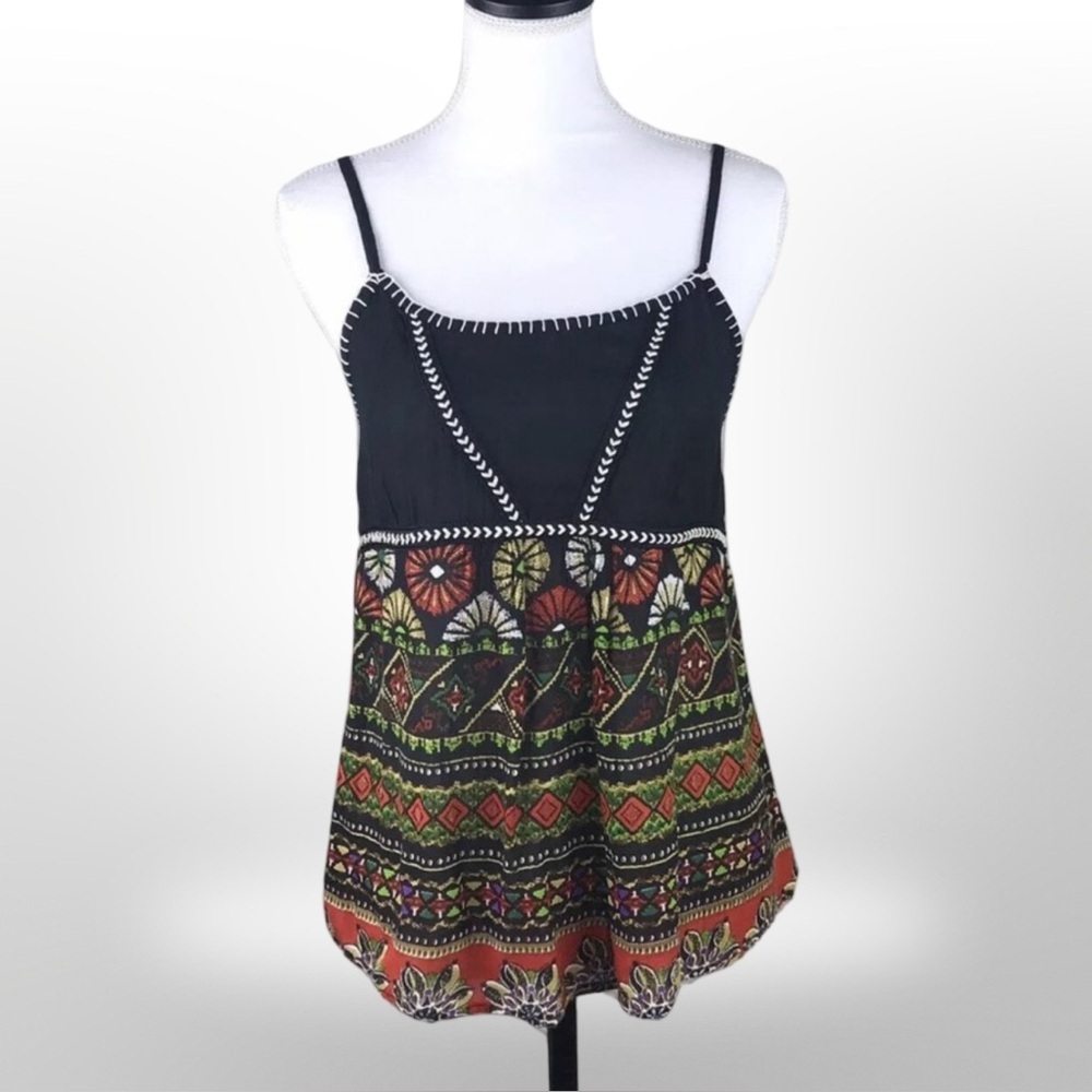Band of Gypsies Embroidered Boho Camisole Tank – Women’s Small - Picture 3 of 15